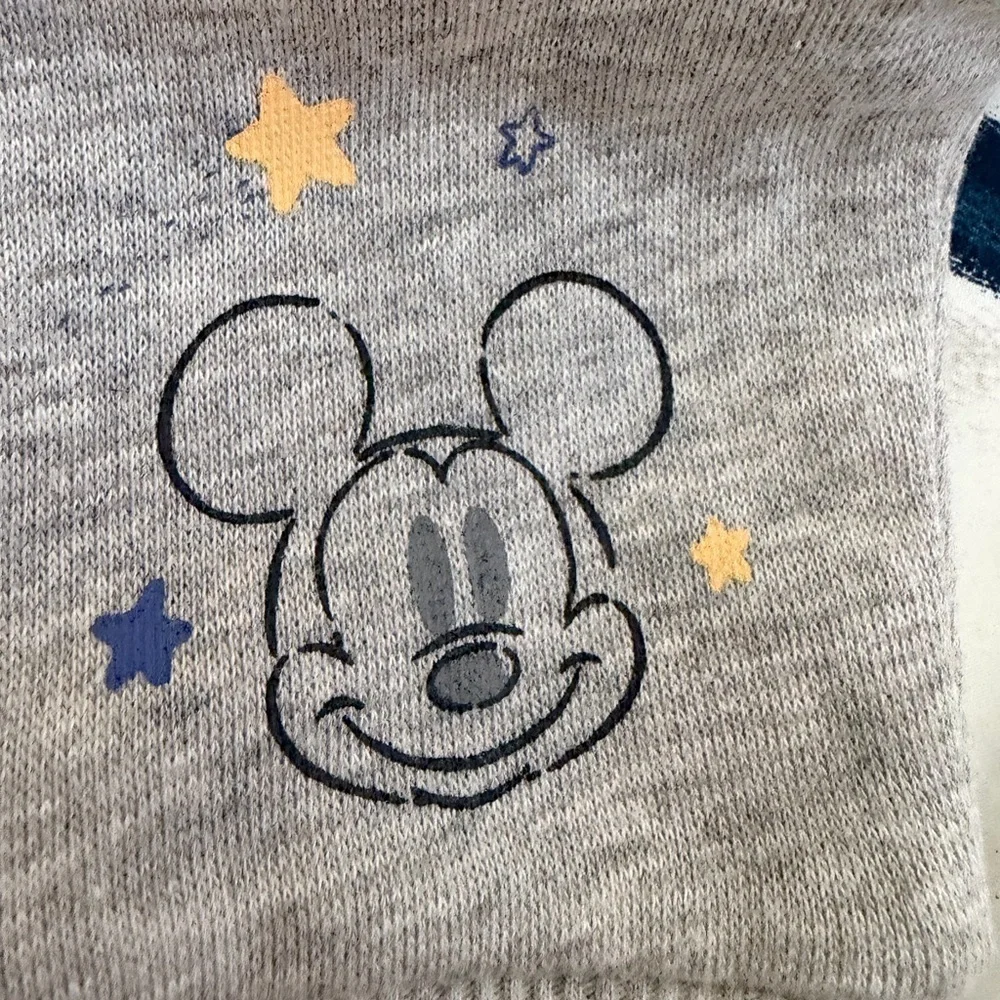 Disney Baby Snap Close Top, Sweatpants, Zippered Hoodie 3 Piece Set NWT